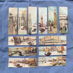 Vintage Postcards Set Of 12 Monumental Sites In Venice , Italy Two Sets Available 5.00 Each