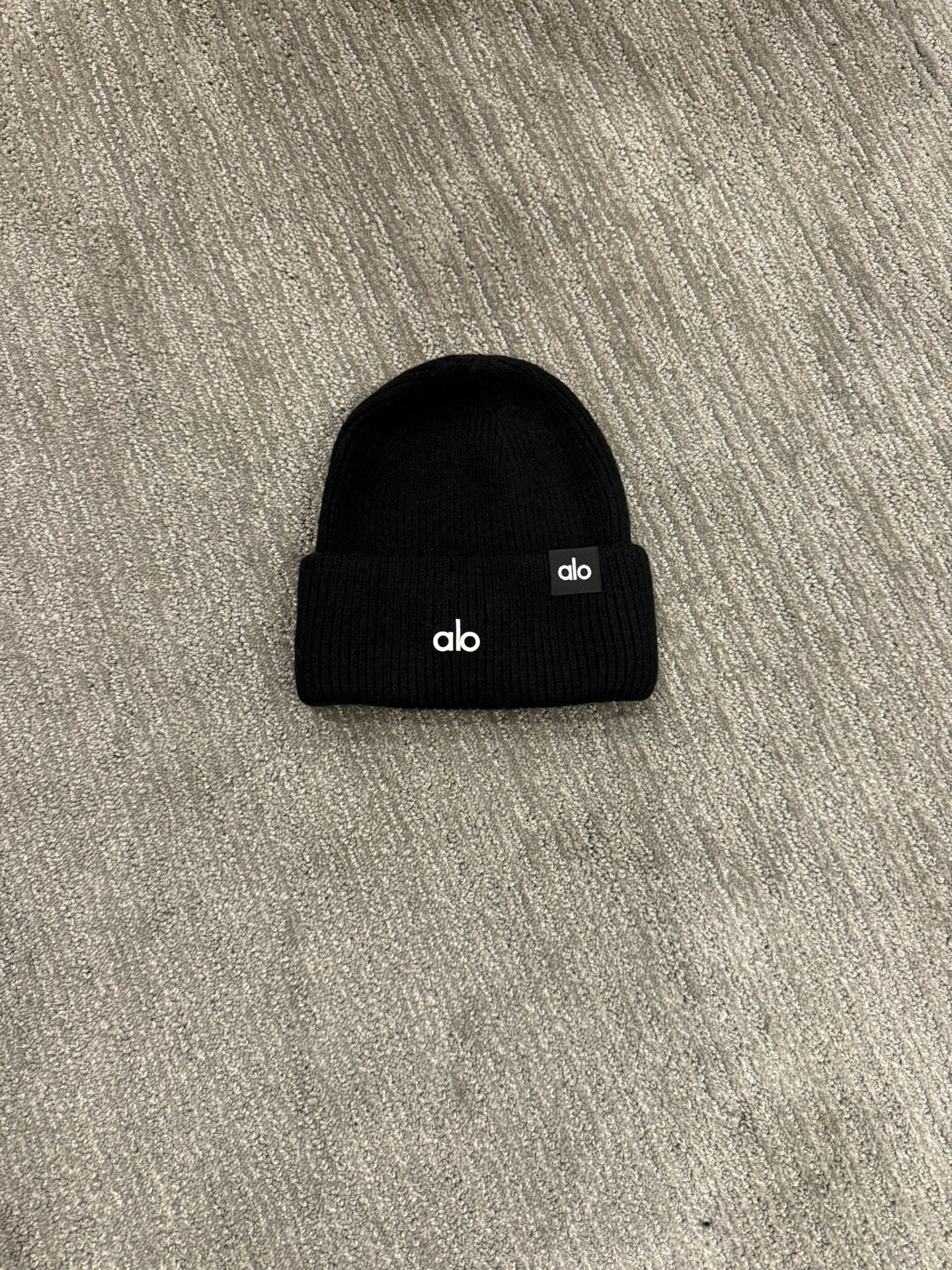 ALO Black Beanie