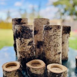 Rustic Votive Candle Holders