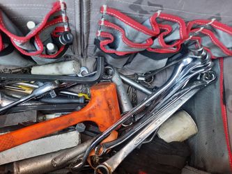 Husky Tool Box With Some Tools