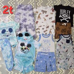 Boys Toddler Summer Mickey Animal Toy Story Sets