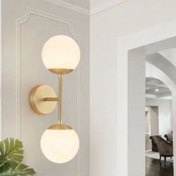 Gold Mid Century Light