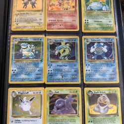 Pokemon Vintage Cards Whole Binder Full 