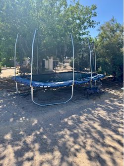 Free 15’ rectangle trampoline