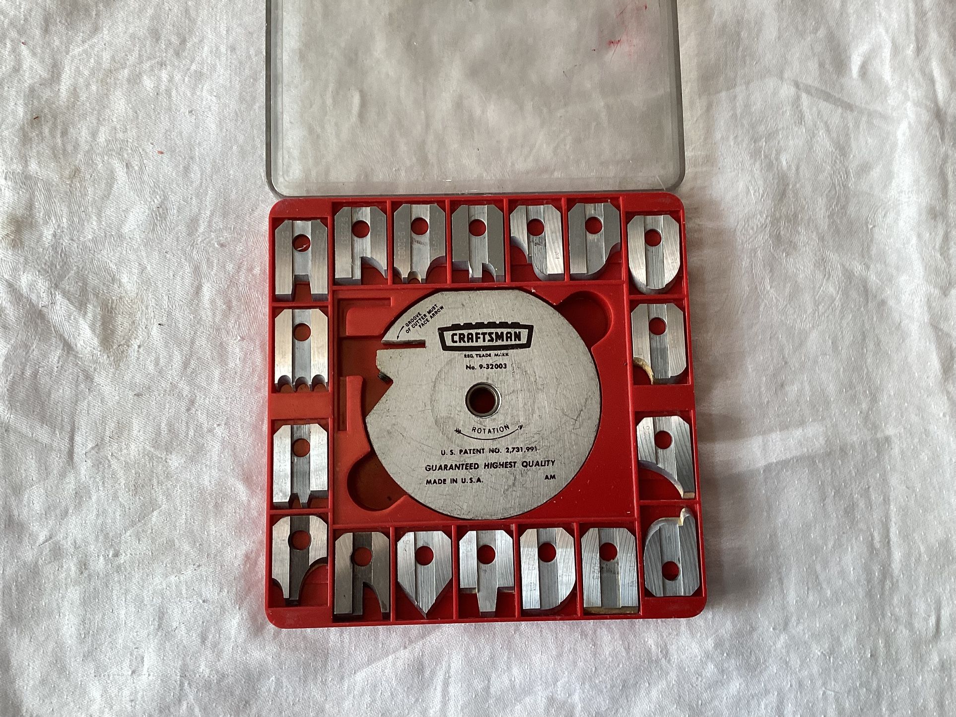 Craftsman 18 Blades Molding Head Cutter 9-32003