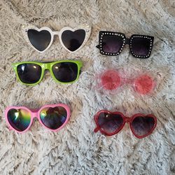 Girls Sunglasses All Excellent Condition 
