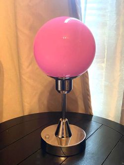 Pink Rechargable LED Lamp