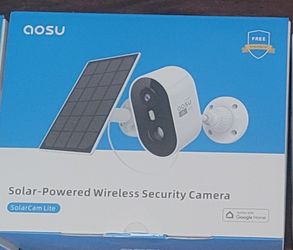 Solar Wireless Security Camera