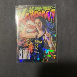 Caitlin Clark Rookie Kaboom Cracked Ice