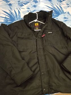 Cat mens jacket black size 2XL