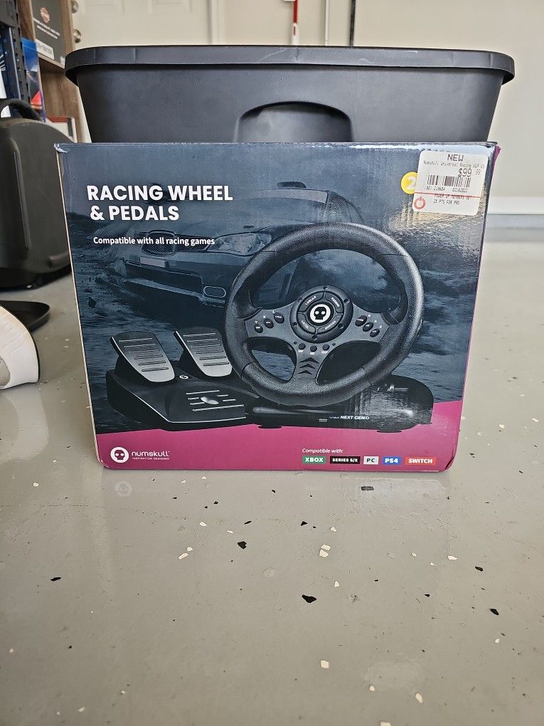Numskull Racing Wheel & Pedals