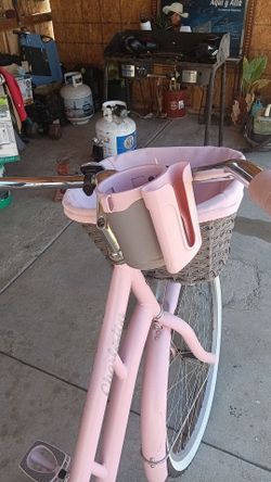 Charleston Cruiser Bike Pink with Basket