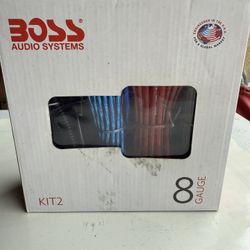 Boss 8 Gauge Amplifier Installation Wiring Kit