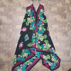 Like New Old Navy Halter High Low Sundress Size M