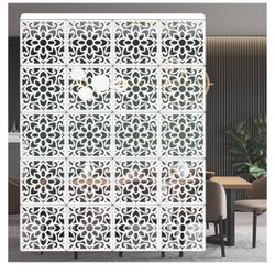 Hanging Screens Living Room Divider Panels Partition Wall Art for Home Fashion Hollow Patterns Design Hanging Screens Partitions(F)