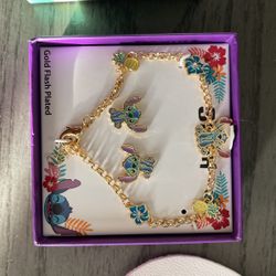 Stitch Bracelet/earrings 