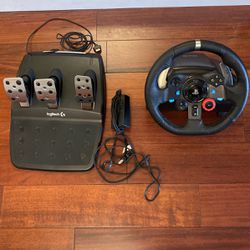 Logitech G29 Racing Simulator Wheel And Pedals