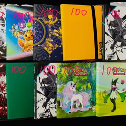x10 Pokemon Digimon One Piece CARD BINDER COLLECTION 