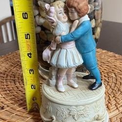 Vintage Working Schmid Rotating Music Box Plays What the World Needs Now just $25 xox
