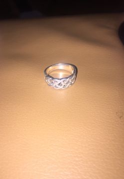 Silver unisex ring