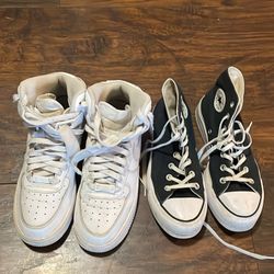 Nike Size 7 Converse Size 4 For $ 28  For 2 Pairs 