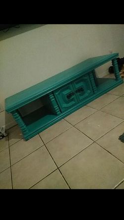 Vintage turquoise table