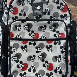 Disney Mickey Mouse Baby Back Pack Diaper Bag. New Condition
