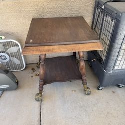 Antique brass Ball Claw Foot Table