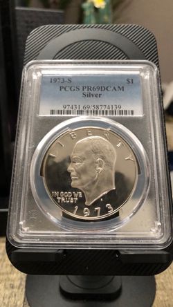 1973-S Silver Eisenhower Dollar PCGS PR69DCAM