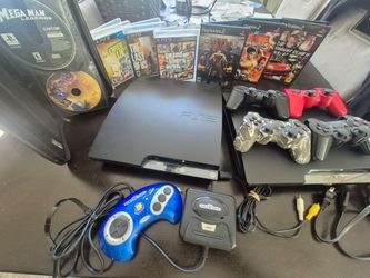 PlayStation & Sega Console Bundle with Games and Controllers
