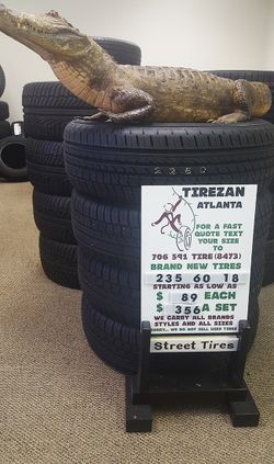 235 60 18 BRAND NEW TIRE TIRES $89 EACH $356 SET