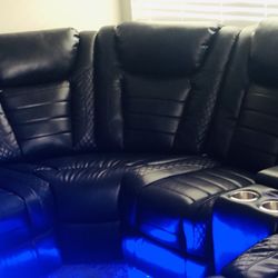 Leather Sectional