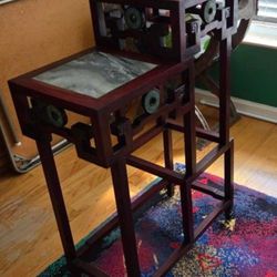 Hungmu Asian 2-tier Rosewood Side Table