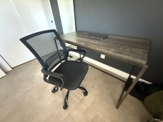 Dusk and chair