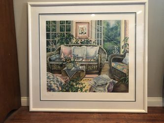 Susan Rios reunion original serigraph... painting, artwork,