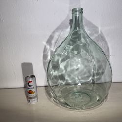 5 Gallon Glass Jug Carboy Vintage Tilting Metal Dispenser 