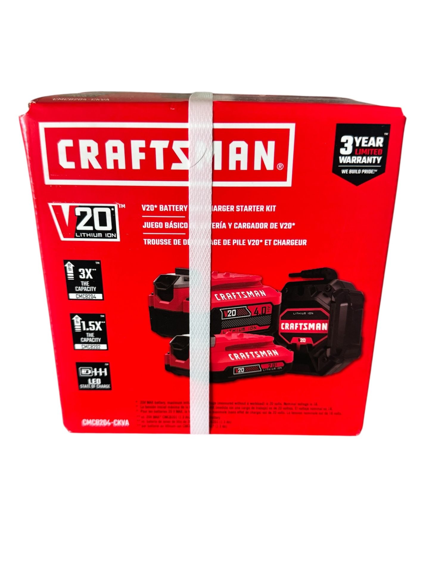 CRAFTSMAN V20 Power Tool Battery Charger Station With Batteries Included