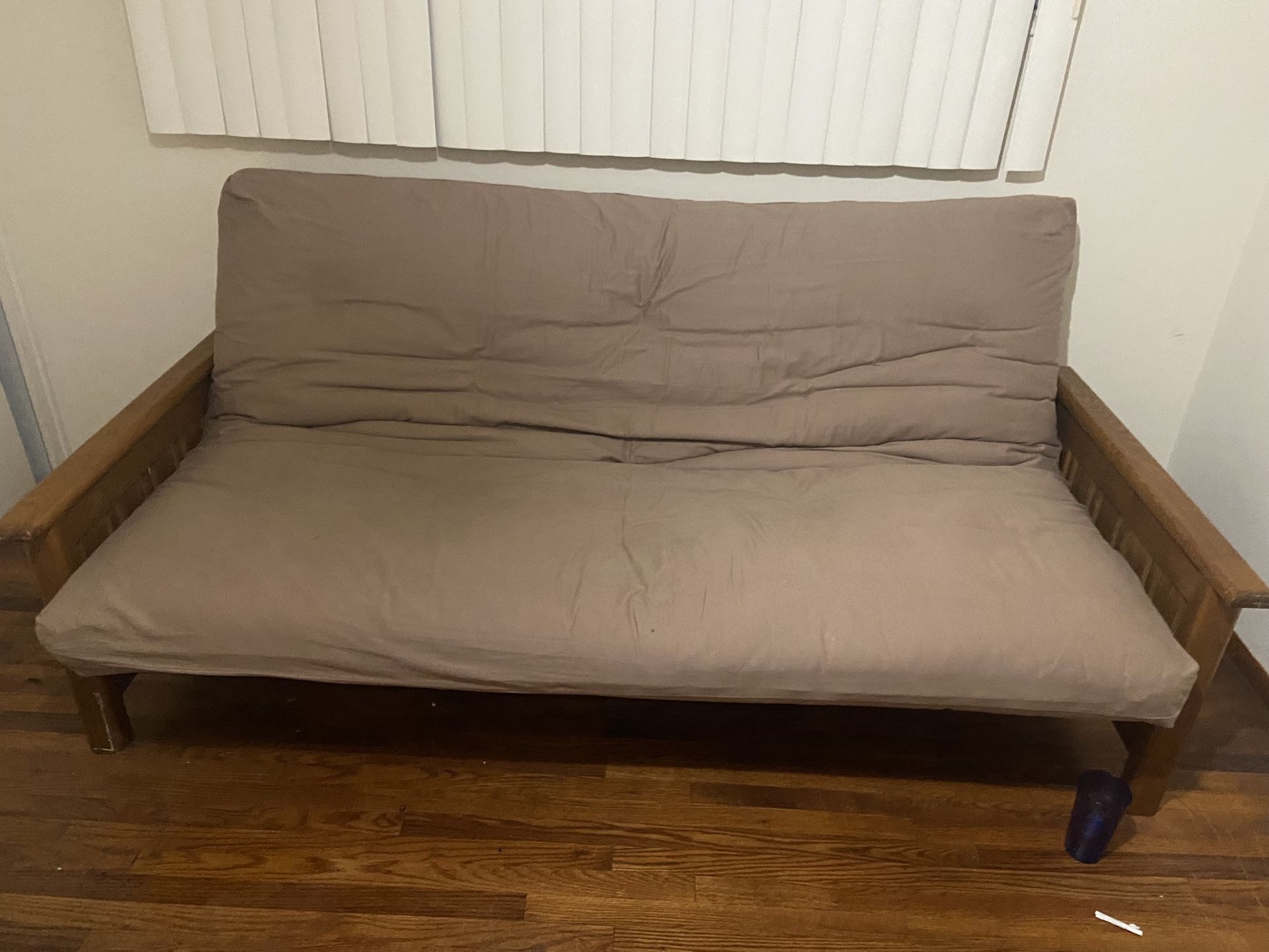 thick fold down futon