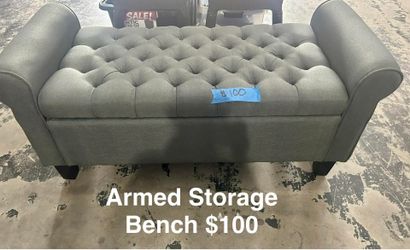 Armed Storage Bench