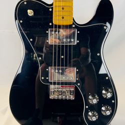 Fender American Vintage  II 1975 Telecaster Deluxe  Maple Fingerboard Black2024