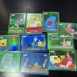 SpongeBob squarepants Topps Chrome lot