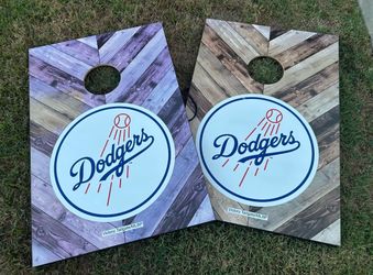 LA Dodgers corn hole set