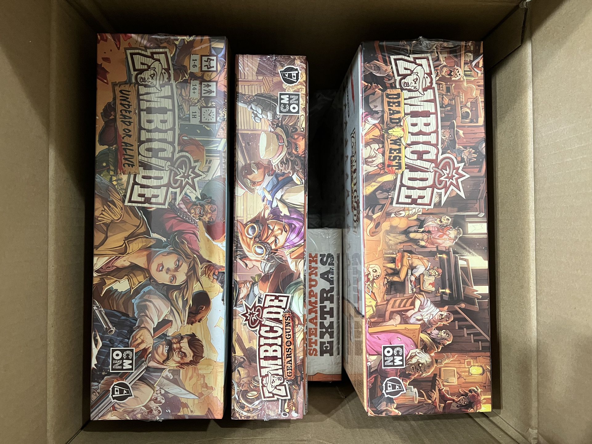 CMON Zombicide Undead Or Alive Kickstarter Pledge With Gears Guns Expansion And Steampunk Extras