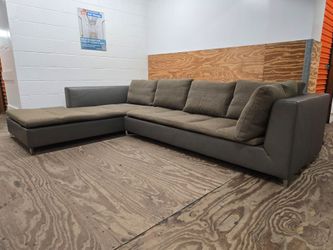 Ligne Roset Feng fabric / leather  Sectional Sofa