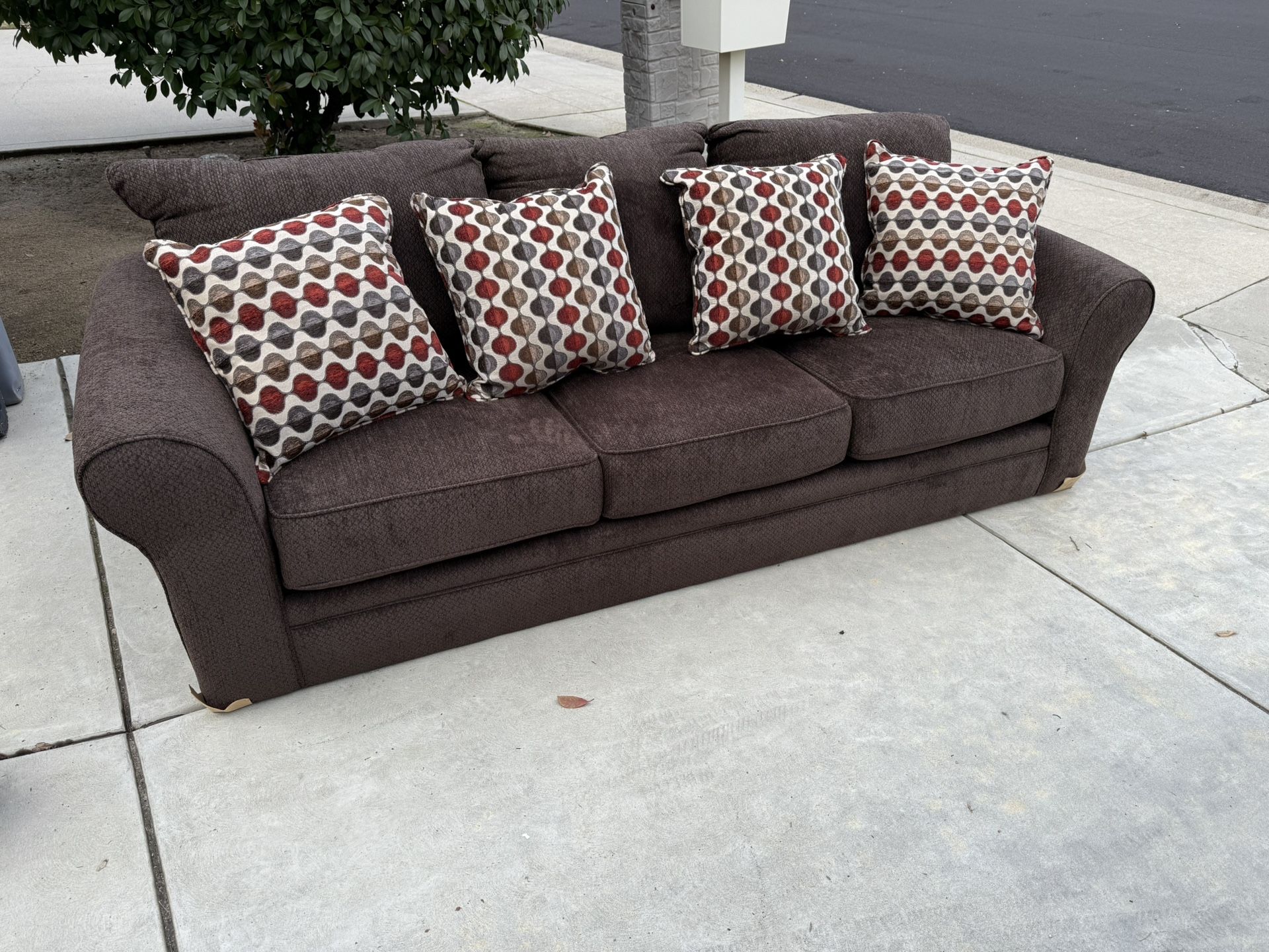 3 Seat Sofa with Pillows