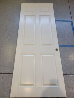 Solid wood closet doors x 2