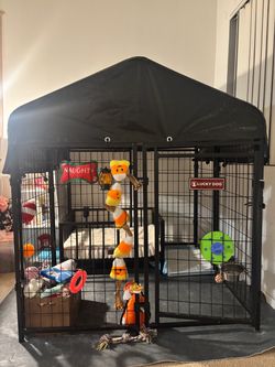 Large 4 feet x 4 feet Dog Kennel