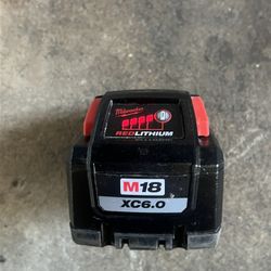M18 6.0 AH Battery (2 Available)