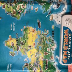 Leap FrogTouch And Learn World Map