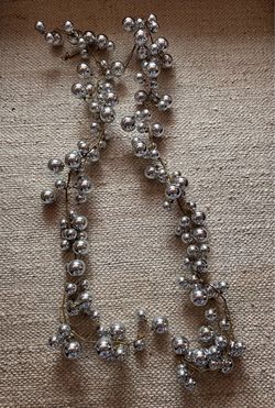Silver Christmas Garland